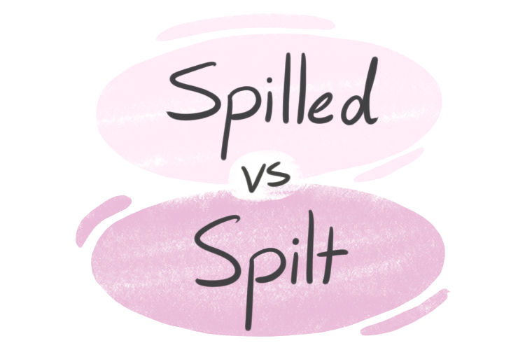 "Spilled" vs. "Spilt" in the English Grammar