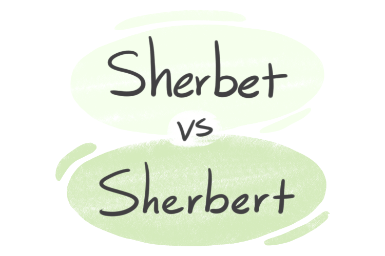 "Sherbet" vs. "Sherbert" in English