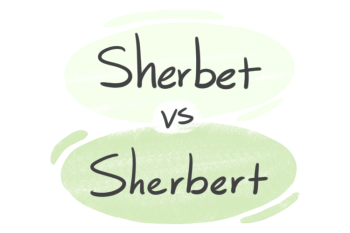 "Sherbet" vs. "Sherbert" in English