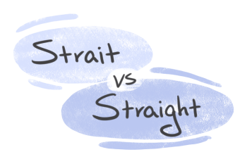 "Strait" vs. "Straight" in English