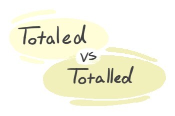 "Totaled" vs. "Totalled" in English
