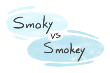 "Smokey" vs. "Smoky" in English