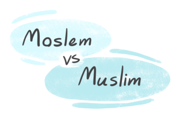 "Moslem" vs. "Muslim" in English