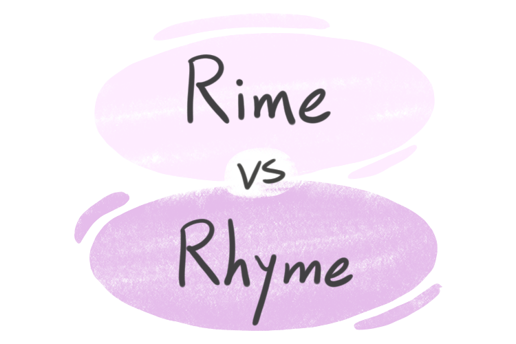 "Rime" vs. "Rhyme" in English