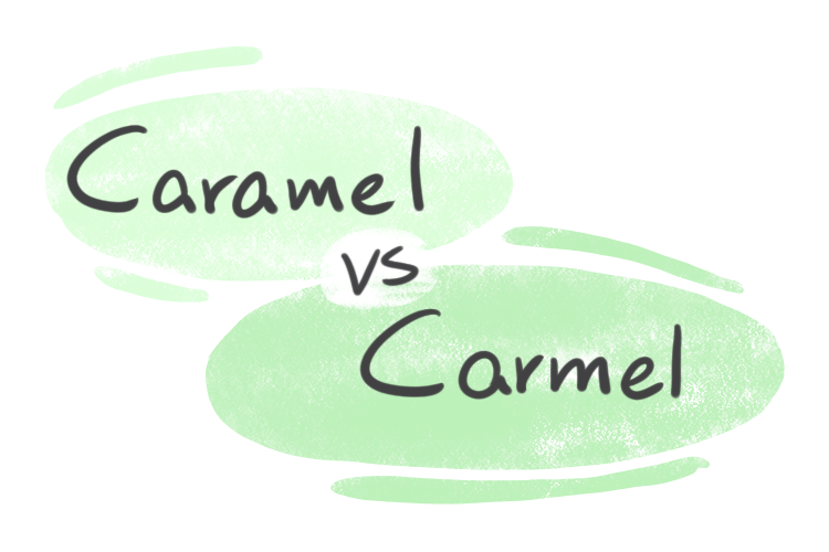 "Carmel" vs. "Caramel" in English
