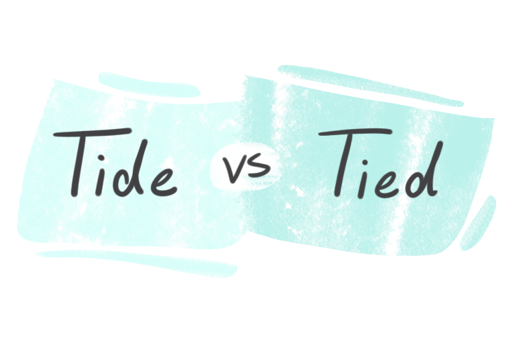 "Tide" vs. "Tied" in English