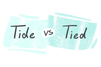 "Tide" vs. "Tied" in English
