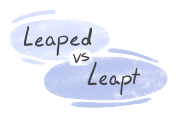 "Leaped" vs. "Leapt" in the English Grammar