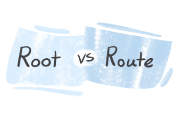 "Root" vs. "Route" in English