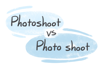 "Photoshoot" vs. "Photo shoot" in English