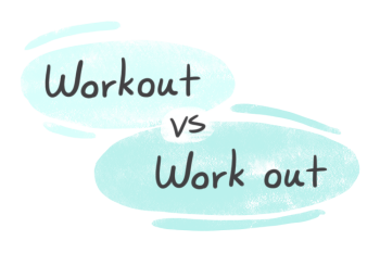 "Workout" vs. "Work out" in the English Grammar