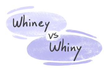 "Whiney" vs. "Whiny" in English