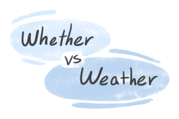 "Whether" vs. "Weather" in English