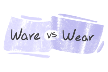 "Ware" vs. "Wear" in English