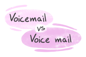 "Voicemail" vs. "Voice mail" in English