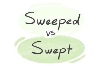 "Sweeped" vs. "Swept" in the English Grammar