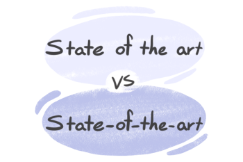 "State of the art" vs. "State-of-the-art" in English