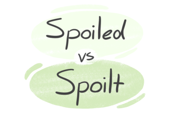 "Spoiled" vs. "Spoilt" in the English Grammar
