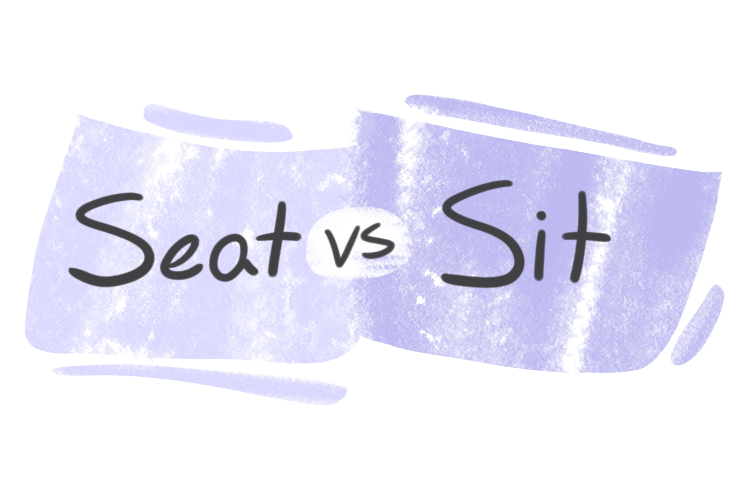 "Seat" vs. "Sit" in English