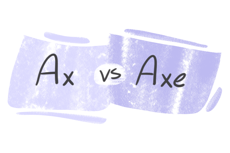 "Ax" vs. "Axe" in English