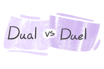 "Dual" vs. "Duel" in English