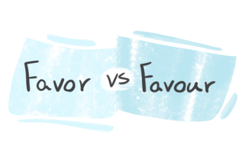 "Favor" vs. "Favour" in English