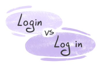 "Login" vs. "Log in" in English