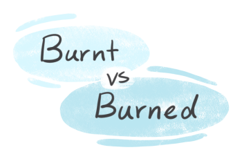 "Burnt" vs. "Burned" in the English Grammar