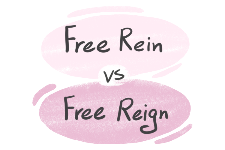 "Free Rein" vs. "Free Reign" in English