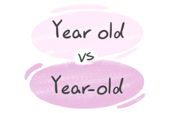 "Year old" vs. "Year-old" in the English Grammar