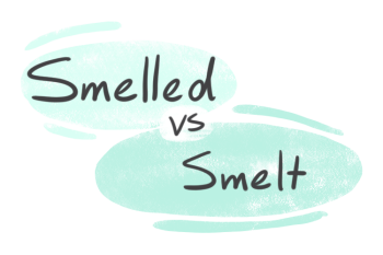 "Smelled" vs. "Smelt" in English