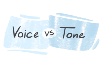 "Voice" vs. "Tone" in English