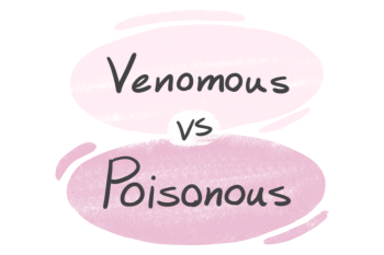 "Venomous" vs. "Poisonous" in English