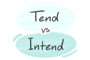 "Tend" vs. "Intend" in English