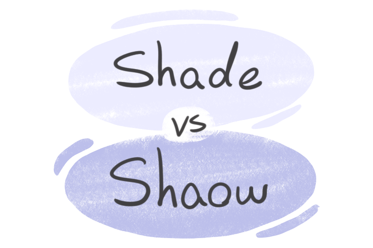 Shade vs. Shadow in English
