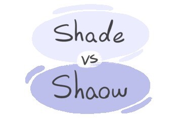 "Shade" vs. "Shadow in English