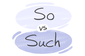 "So" vs. "Such" in the English Grammar