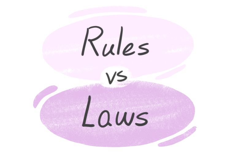 "Rules" vs. "Laws" in English