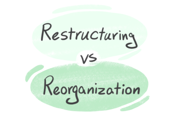 "Restructuring" vs. "Reorganization" in English