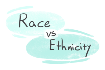 "Race" vs. "Ethnicity" in English