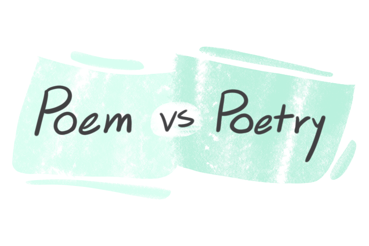 "Poem" vs. "Poetry" in English