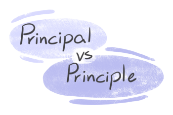 "Principal" vs. "Principle" in English