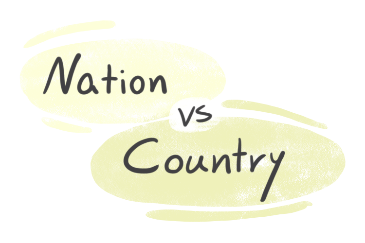"Nation" vs. "Country" in English