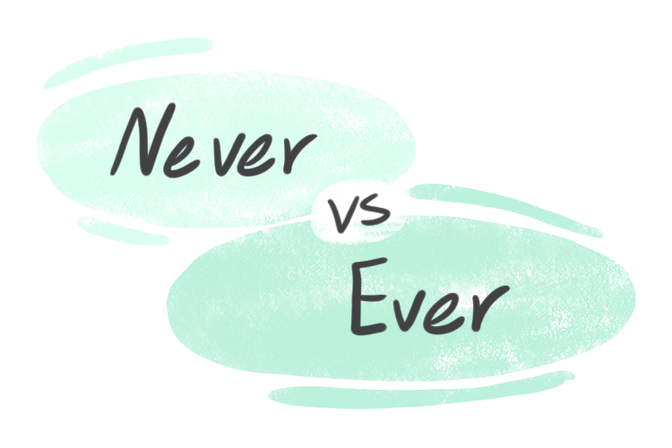 "Never" vs. "Ever" in the English Grammar