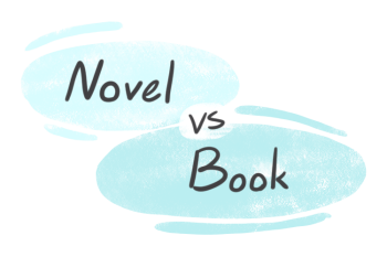 "Novel" vs. "Book" in English
