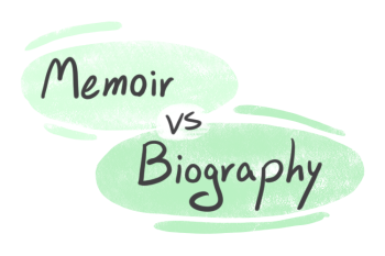 "Memoir" vs. "Biography" in English
