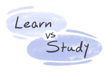 "Learn" vs. "Study" in English