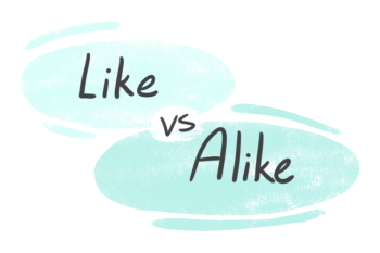 "Like" vs. "Alike" in the English Grammar