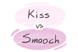 "Kiss" vs. "Smooch" in English