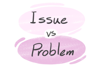 "Issue" vs. "Problem" in English